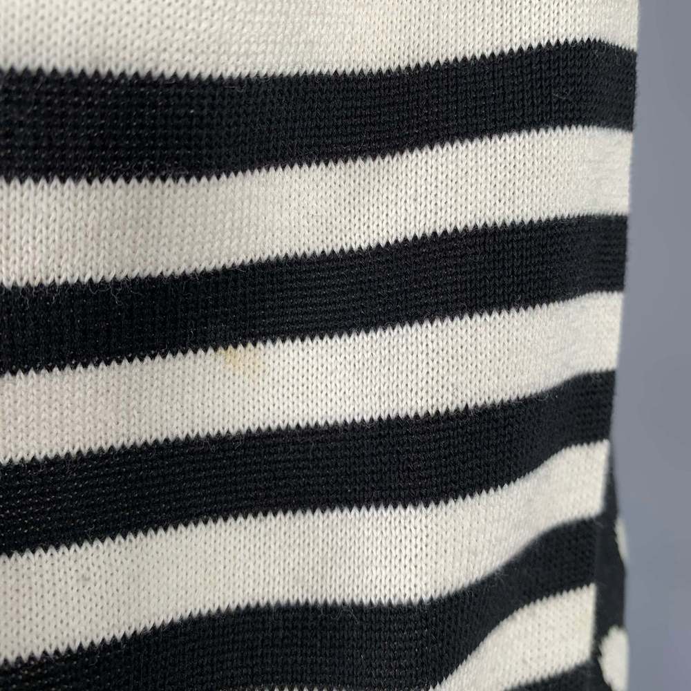 MARC JACOBS Black White Cotton Blend Polka Dot Vest - Picture 6 of 9